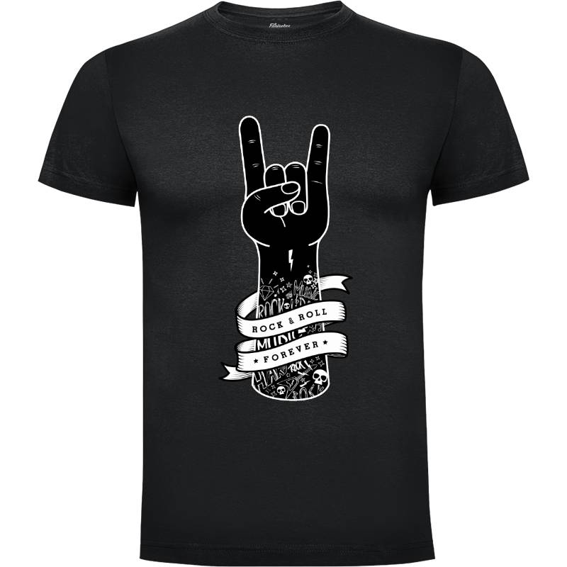 Camiseta rock and roll forever