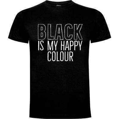 Camiseta black is my happy colour - 