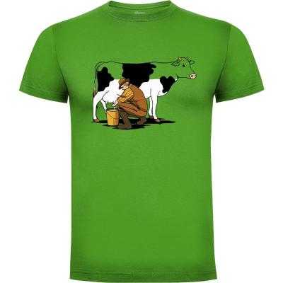 Camiseta Vaca Ordeñada - Camisetas Divertidas