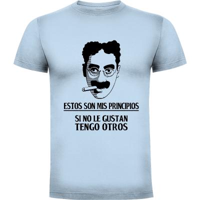 Camiseta Groucho Marx Principios - Camisetas Cine