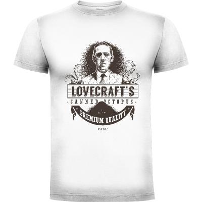 Camiseta Lovecraft's Canned Octopus - Camisetas Azafran