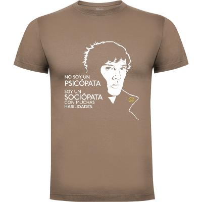 Camiseta Sherlock Sociópata (por Mos Eisly) - Camisetas Series TV