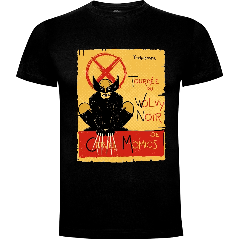 Camiseta Wolvy le chat noir