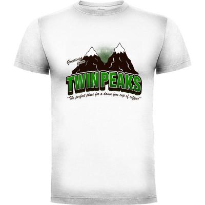 Camiseta Saludos desde Twin Peaks (versión 2) - Camisetas Series TV