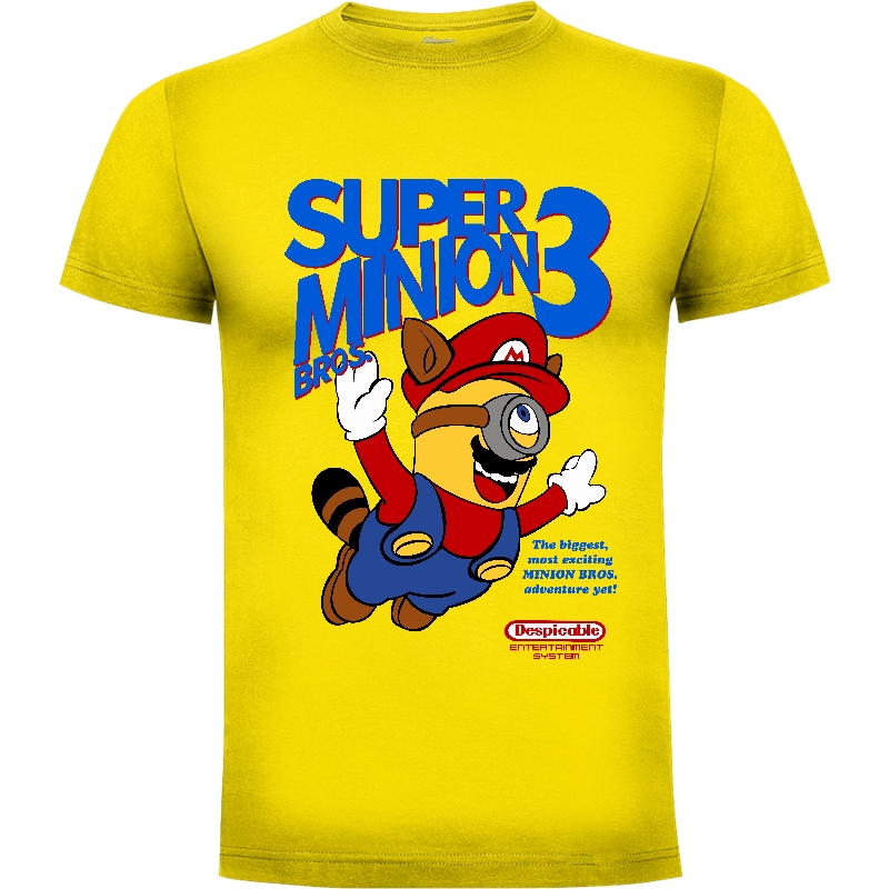Camiseta Super Minion Bros 3