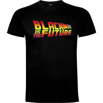 Camiseta Black is the Future - Camisetas regreso al futuro
