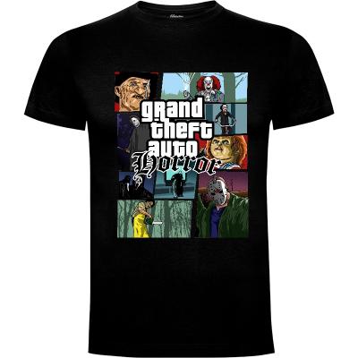 Camiseta Grand Theft Horror - Camisetas Absolemstudio