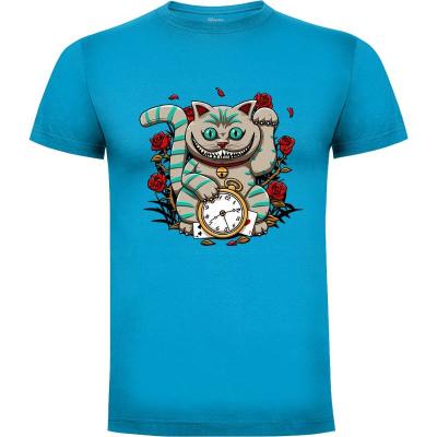 Camiseta Cheshire Maneki - Camisetas Dibujos Animados