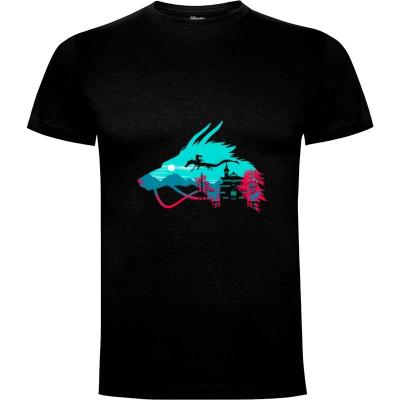 Camiseta Dragon Japan - Camisetas Albertocubatas