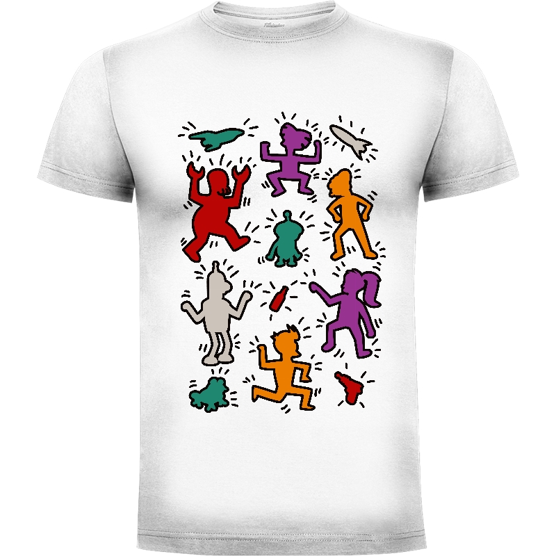 Camiseta Haring Futurama
