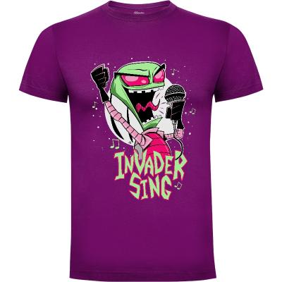 Camiseta Invader Sing - Camisetas Dibujos Animados