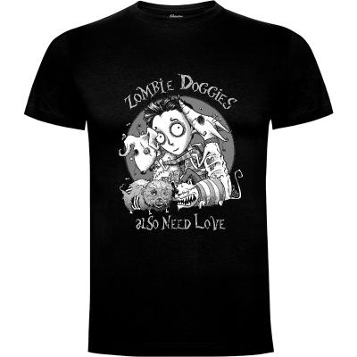 Camiseta Zombie Doggies - Camisetas Saqman