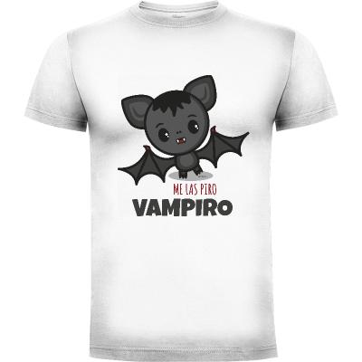 Camiseta me las piro vampiro!!! - Camisetas Frases