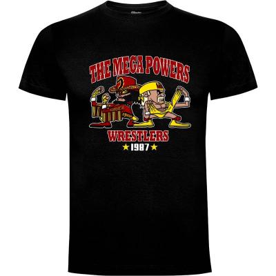 Camiseta The Mega Powers - Camisetas Graciosas