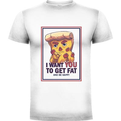 Camiseta Uncle Pizza - Camisetas Graciosas