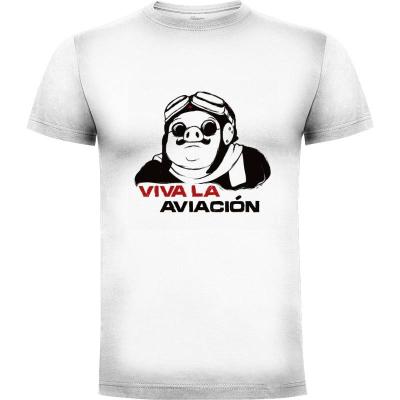 Camiseta Viva la aviacion - Camisetas Le Duc
