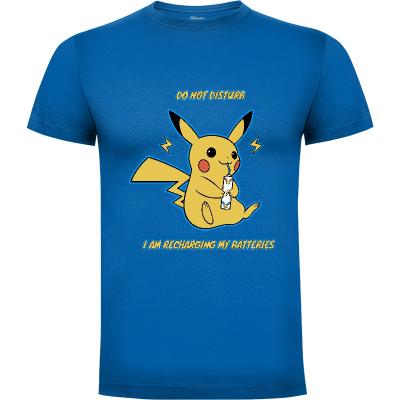 Camiseta Recharging mode - Camisetas Kawaii