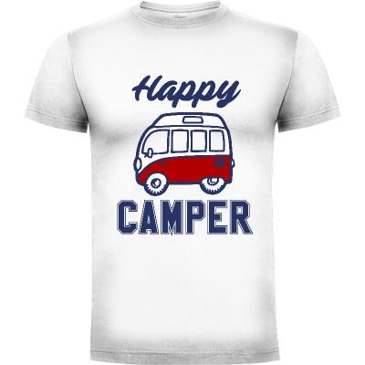 Camiseta Happy Camper - Camisetas Retro