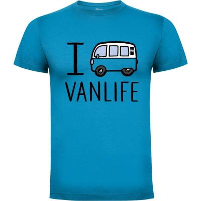 Camiseta I love vanlife - Camisetas Adro