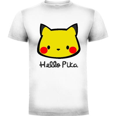 Camiseta Hello Pika - Camisetas Awesome Wear