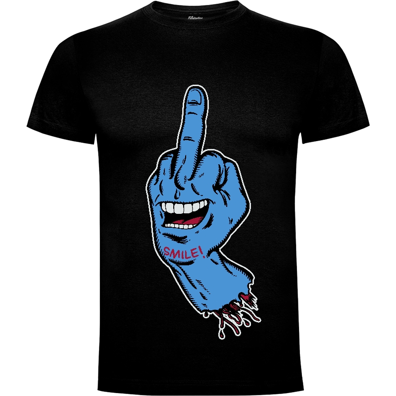 Camiseta Smiling Hand (Blue)
