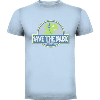 Camiseta Jurassic music - Camisetas music