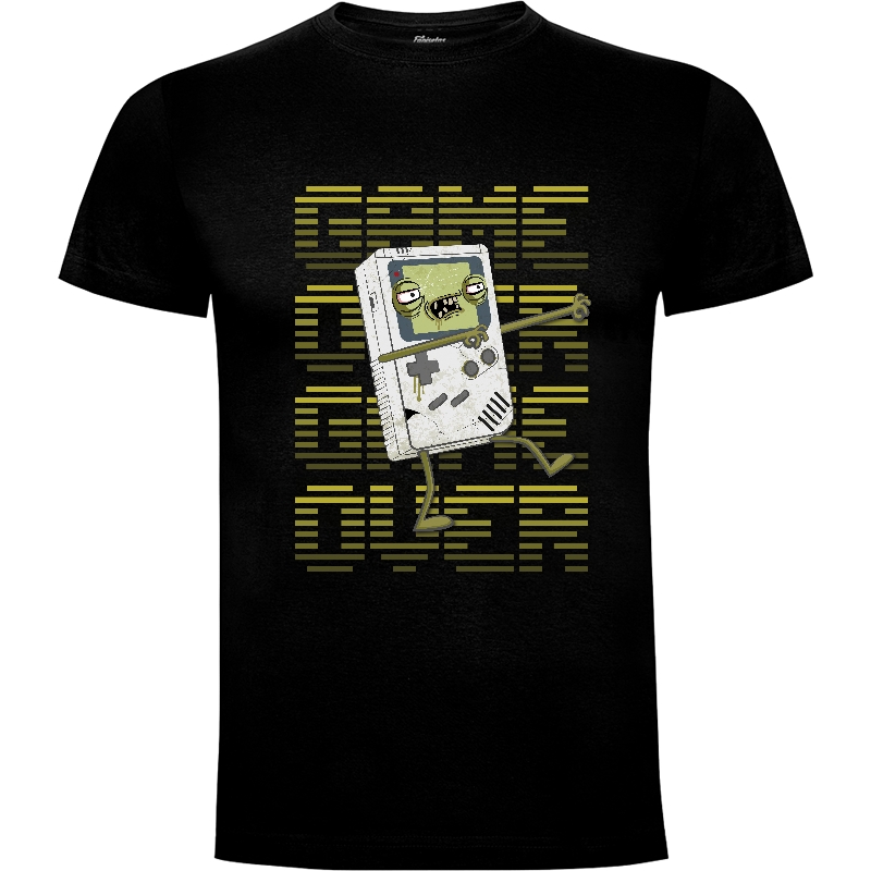 Camiseta game boy zombie game over