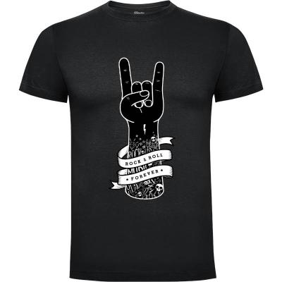 Camiseta rock and roll forever - Camisetas Musica