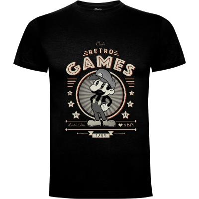 Camiseta retro games - Camisetas MissCactusArt