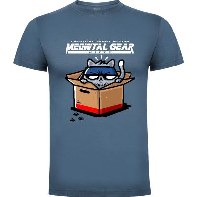 Camiseta Meowtal Gear Solid - Camisetas Graciosas