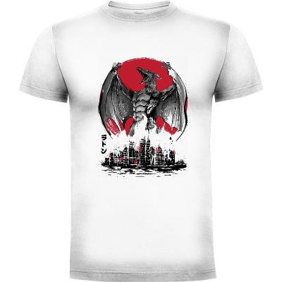 Camiseta Fire Pteranodon Attack - Camisetas DrMonekers