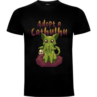 Camiseta Adopt a Cathulhu - Camisetas Literatura