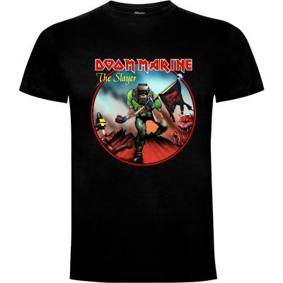 Camiseta Doom Marine Tour - Camisetas Rockeras