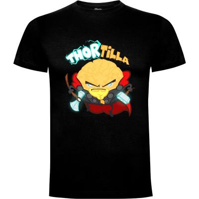 Camiseta THOR-TILLA - Camisetas Graciosas