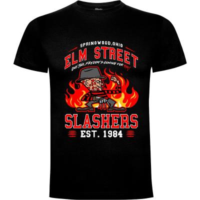Camiseta Elm Street Slashers - Camisetas Demonigote