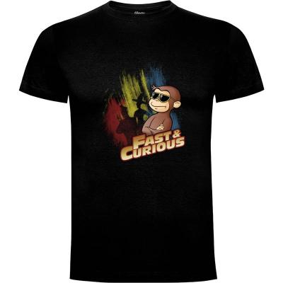 Camiseta FAST AND CURIOUS - Camisetas Skullpy