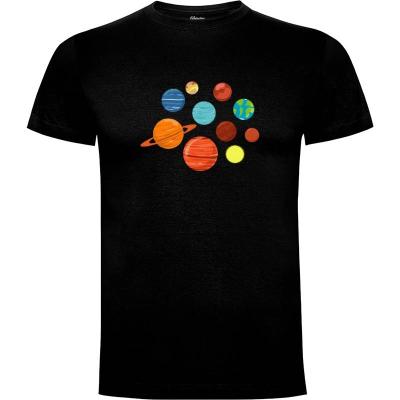 Camiseta Planets Solar System Astronaut Lovers Gift Idea - Camisetas Musicoilustre