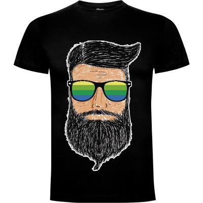 Camiseta Beard Hipster Men Gift Idea - Camisetas Musicoilustre