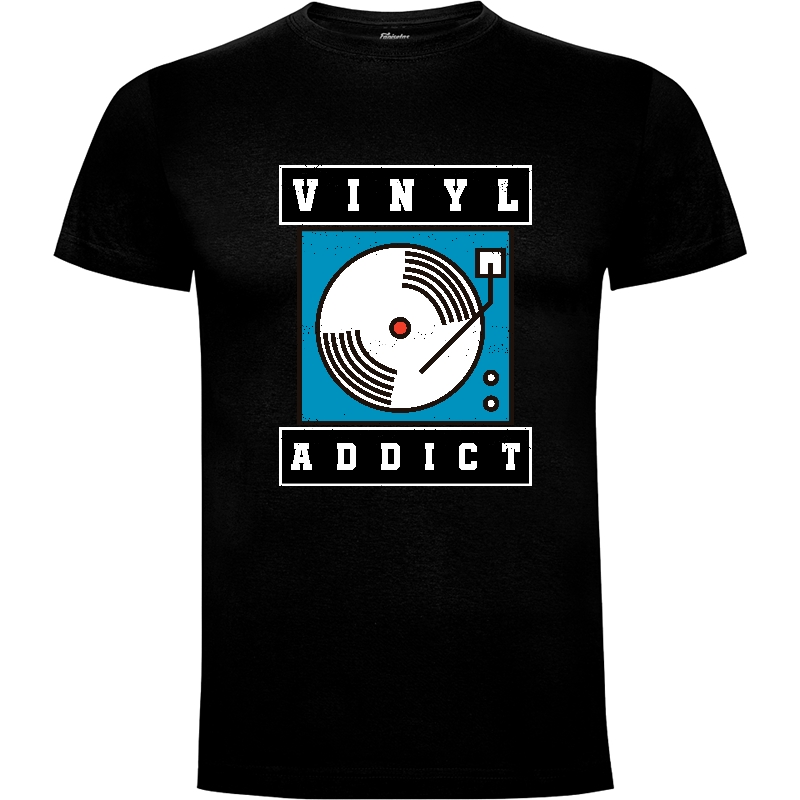 Camiseta Vinyl Addict Music Vintage Turntable Gift Idea