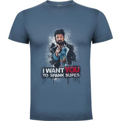 Camiseta Spank Supes - Camisetas Series TV