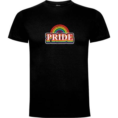 Camiseta Gay Pride Rainbow Vintage Retro Flag LGTB T-Shirt - Camisetas Musicoilustre