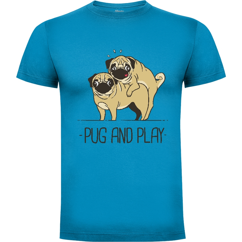 Camiseta Pug and Play