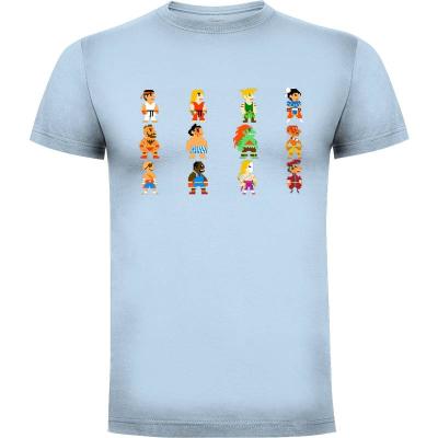Camiseta Street Fighter 2 Pixel - Camisetas Videojuegos