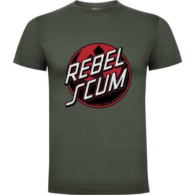 Camiseta Rebel Emblem (Red) - Camisetas cine