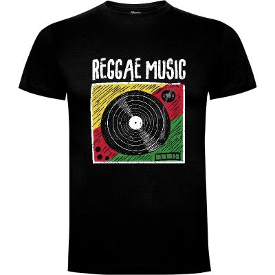 Camiseta Reggae Music Sound System Speakers Dub Toasting Jamaican DJ T-shirt - Camisetas Musicoilustre