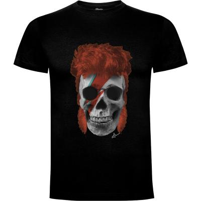 Camiseta Skull Bowie - Camisetas Musica