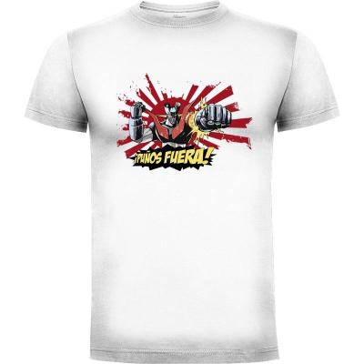 Camiseta Mazinger Z - Puños Fuera - Camisetas De Los 80s