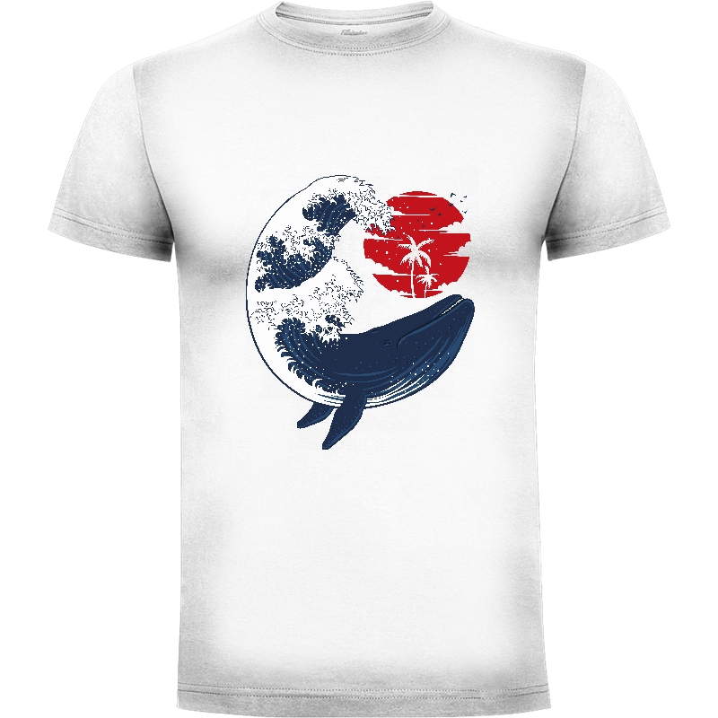 Camiseta Whale wave