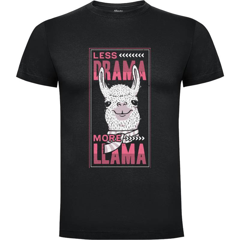 Camiseta Less Drama More Llama