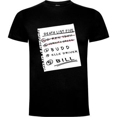 Camiseta Death List Five - Camisetas Cine